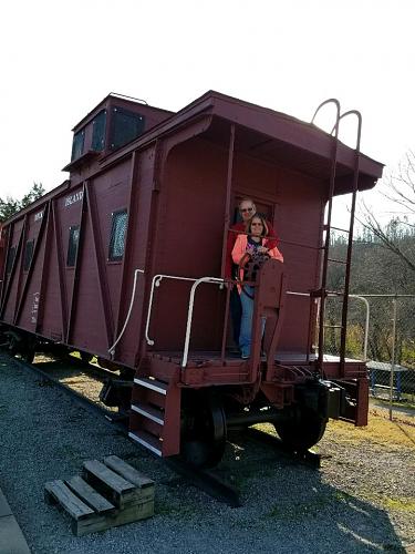 Click image for larger version

Name:	Irene and Jim Cooter cabose White river Dec 2017.jpg
Views:	44
Size:	108.9 KB
ID:	875