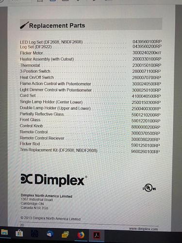 Click image for larger version

Name:	Dimplex parts.jpg
Views:	30
Size:	110.4 KB
ID:	2408