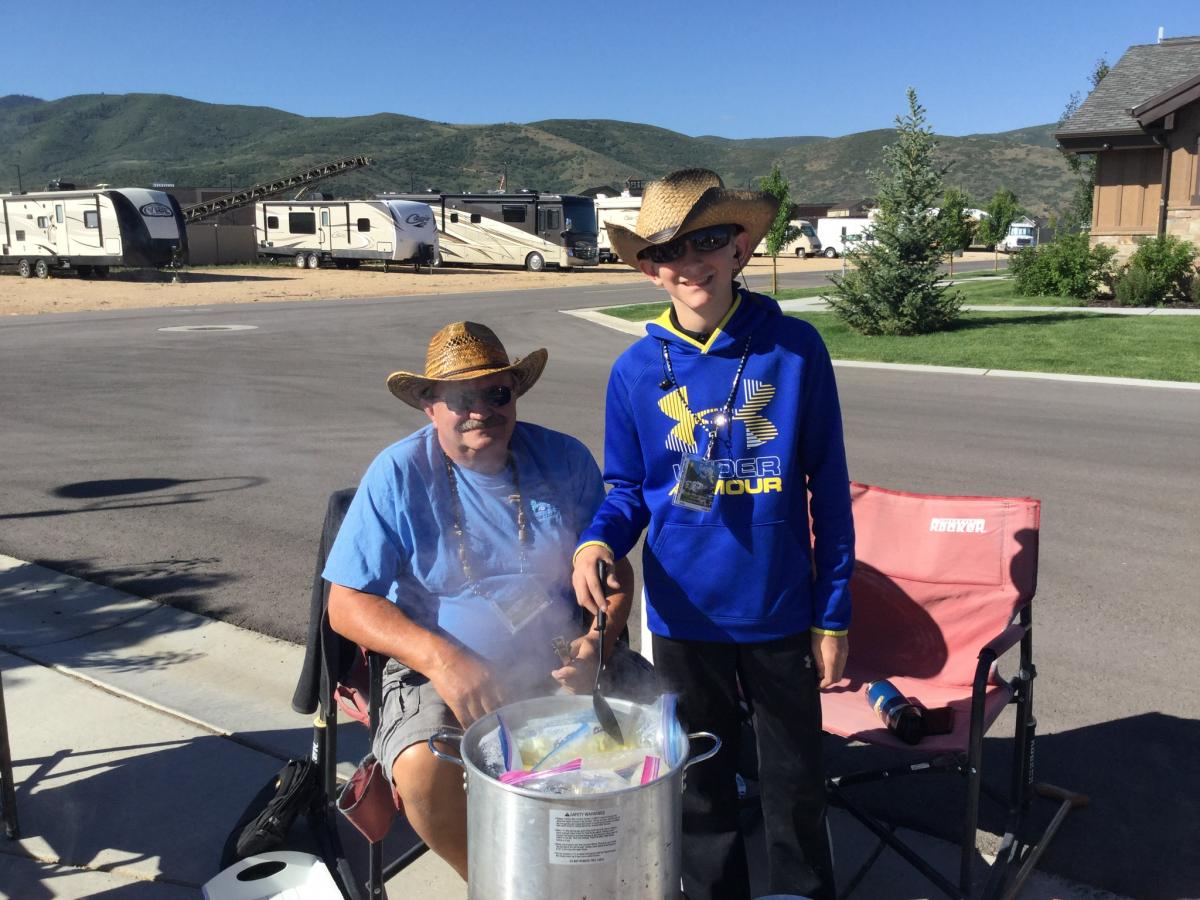 Drifty1 with Grandson Gage Ryun.