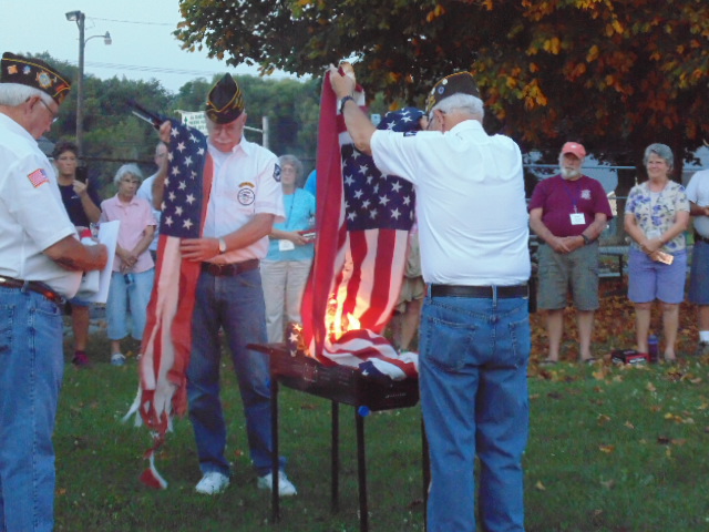 Flag Disposal Ceremony