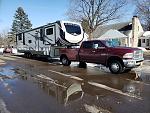 Truck and camper