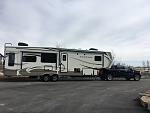 Our F350 and the Montana 3720, just pulled into the driveway.