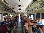 We had a full car of MOC members on the train ride.
